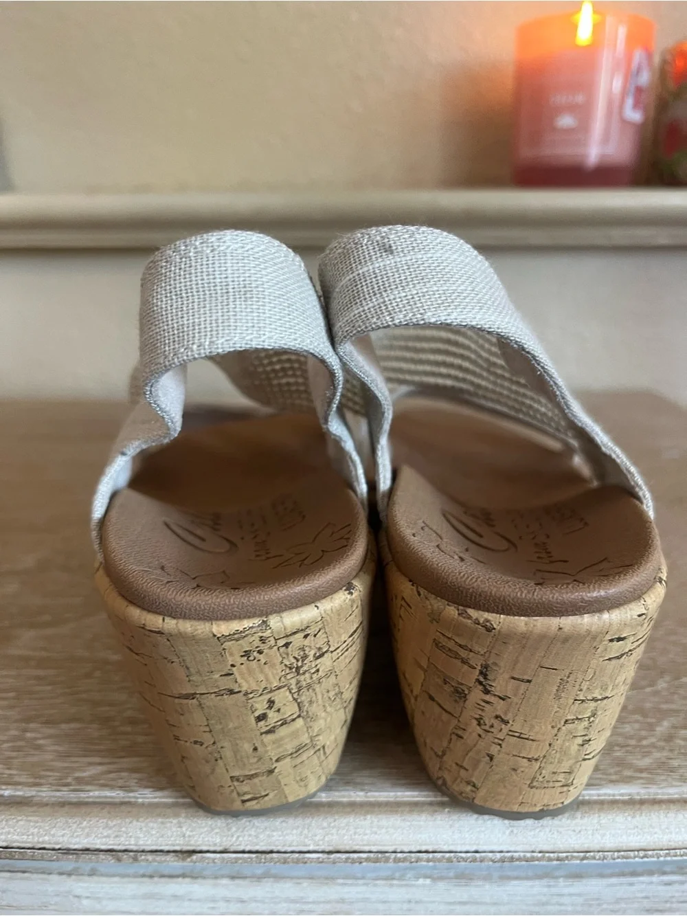 Skechers Cali Beverlee High Tea Wedge Sandals Women’s Size 9
